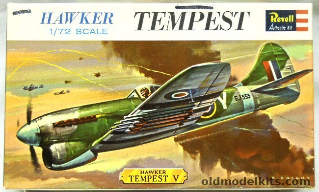 Revell 1/72 Hawker Tempest, H620-49 plastic model kit